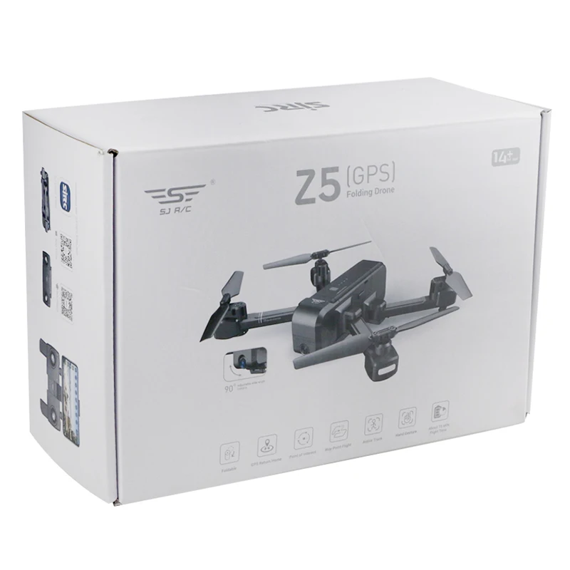 SJRC Z5 GPS 5G WIFI FPV RC Дрон с 720P 1080P HD угловая камера 4CH двойной динамическое слежение