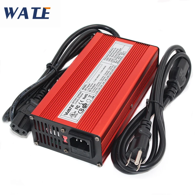 

54.6V 3A Charger 13S 48V li-ion battery Charger Output DC 54.6V With cooling fan Free Shipping