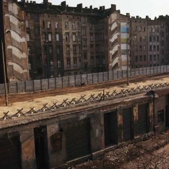 Abandoned buildings along a street Bernauer Street Berlin Germany Poster Print (18 x 24) | Дом и сад