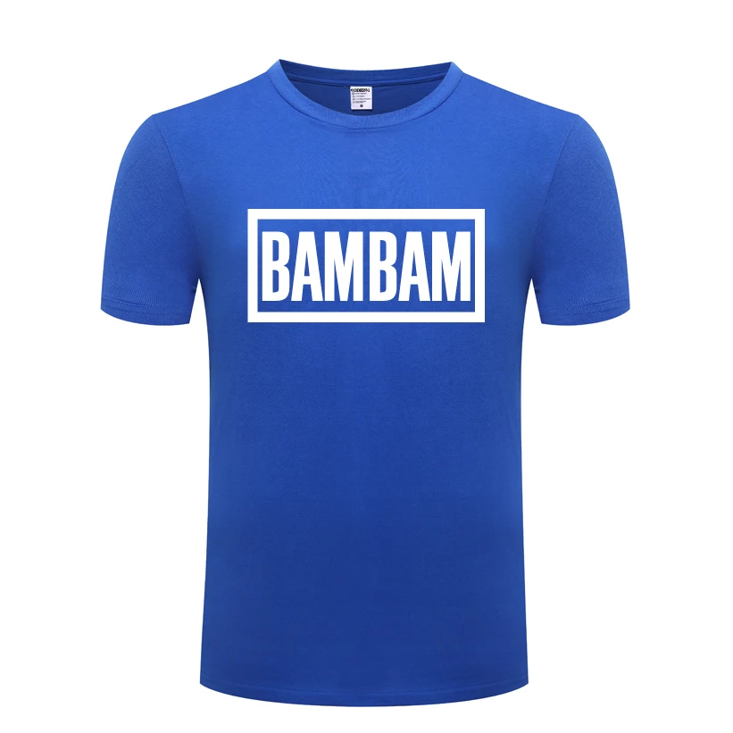 

BAMBAM GOT7 Men's T-Shirt T Shirt Men 2018 New Short Sleeve O Neck Cotton Casual Top Tee