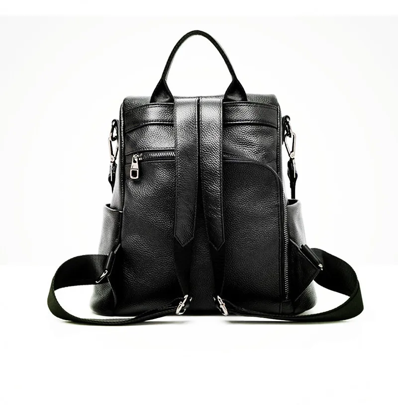 Рюкзак EASTPAK женский из натуральной коровьей кожи ранец с двумя плечами для