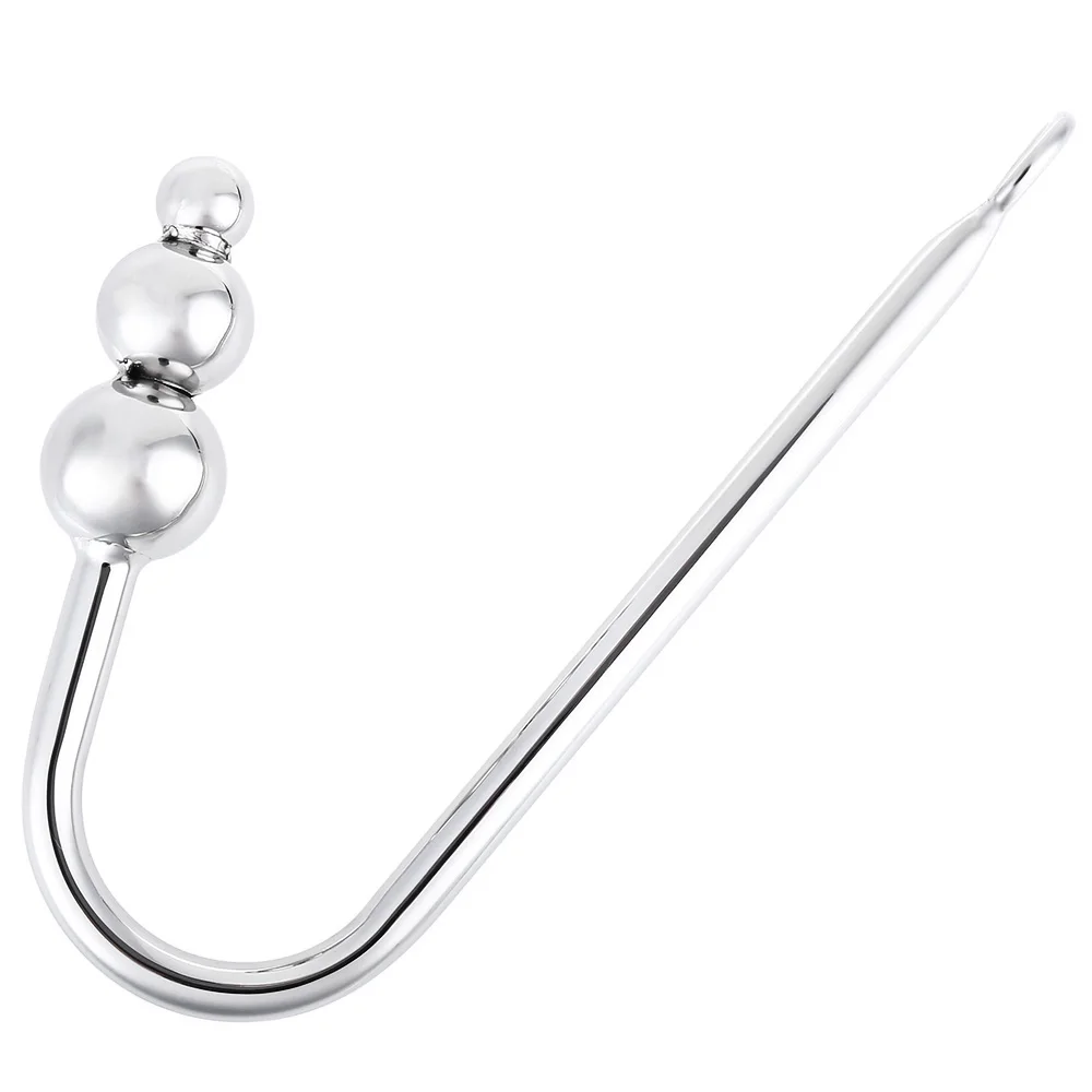 RYSM - 011 Stainless Steel Backyard Plug 3 Beads Anal Massage Sex Adult Product Homosexual Gay |