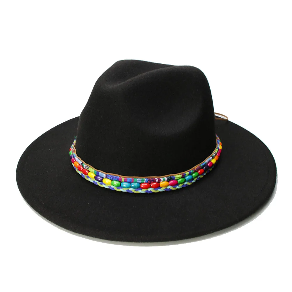 LUCKYLIANJI детская винтажная шляпа в стиле ретро из 100% шерсти с широкими полями