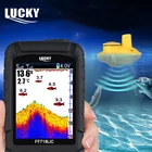 Lucky FF718LiC портативный беспроводной рыболокатор вместо FF718 цветной дисплей рыболокатор рыболовный эхолот сигнализация