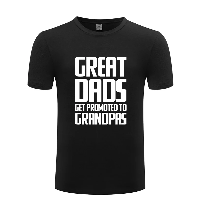 Забавная Мужская футболка с надписью Great Dads забавная новинка 2018 хлопковая