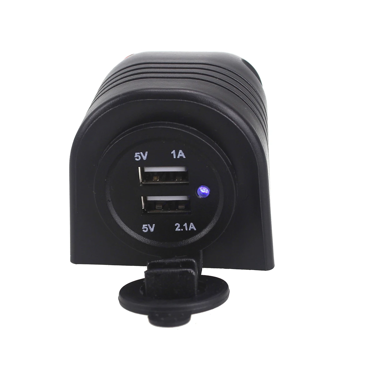 Автомобильное зарядное устройство с двойным USB разъемом для прикуривателя