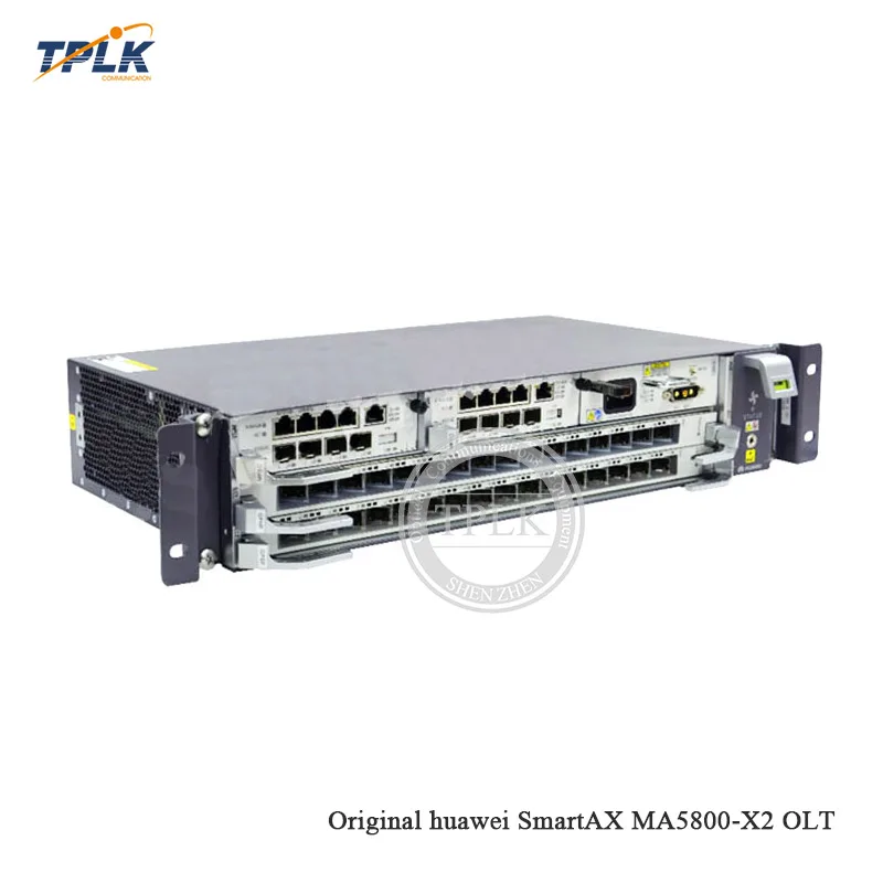 HW MA5800 X2 OLT обеспечивает 16 портовый доступ 10G GPON с 2 * MPSC (4*10G) + 1 PISB DC поддерживает
