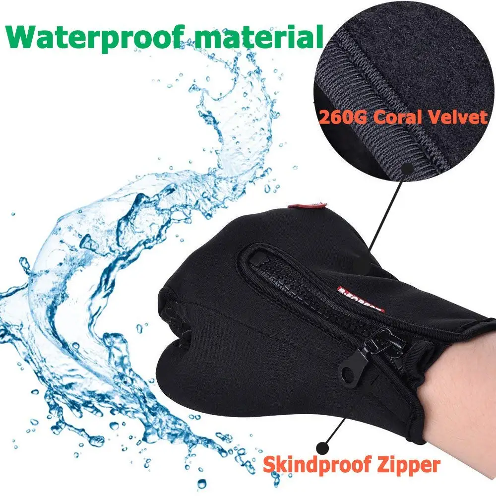 Waterproof Cycling Gloves Outdoor Full Finger Gloves-MUSIC | Спорт и развлечения