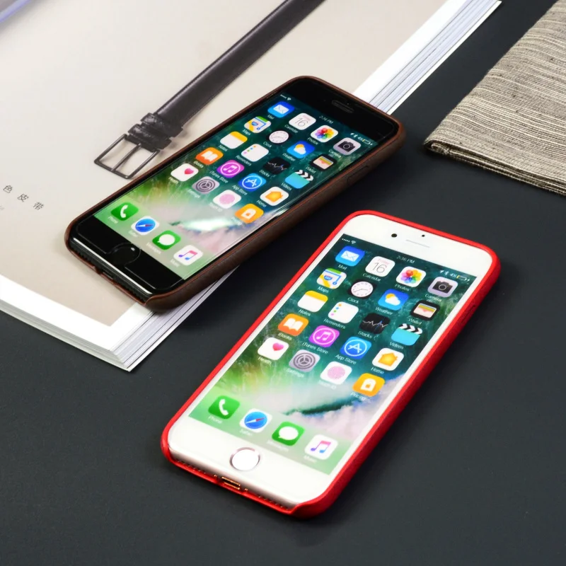 Чехол для телефона из искусственной кожи iPhone SE 2020 6S 7 8 Plus противоударный
