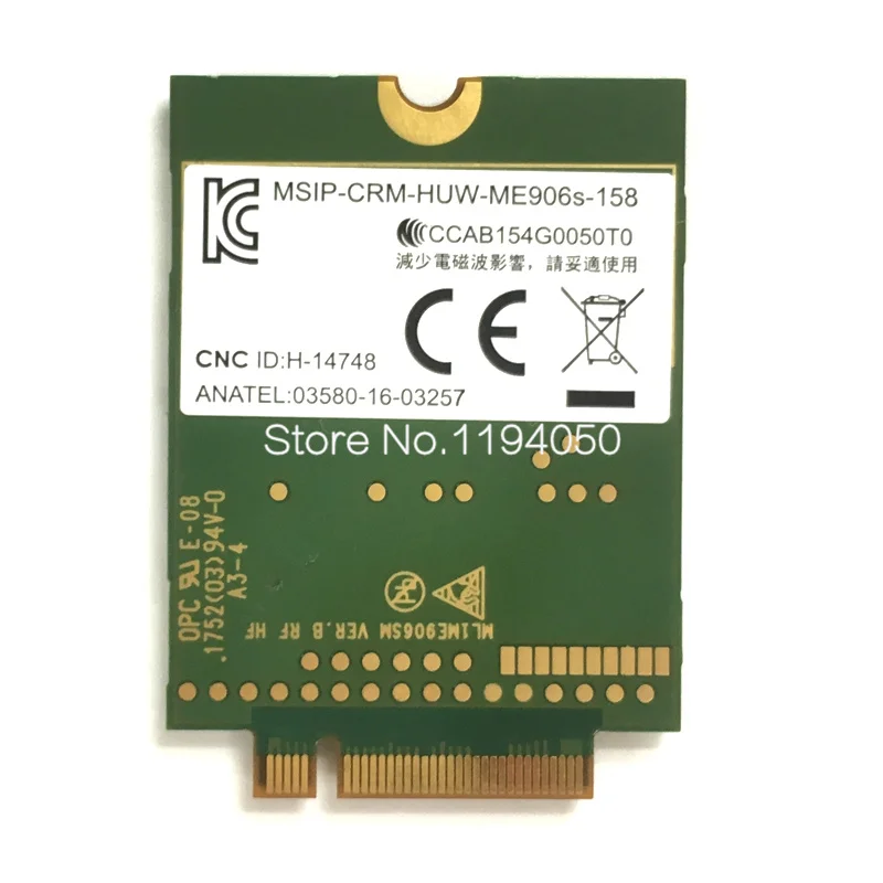 Мобильная широкополосная карта для HP LT4132 3G 4G LTE 150M HSPA + модуль Huawei ME906S 158 845710 001 845709