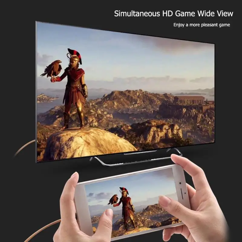 8Pin до 1080 P HDMI HDTV AV цифровой ТВ адаптер конвертер кабель провода для iPhone 6/7/8/X