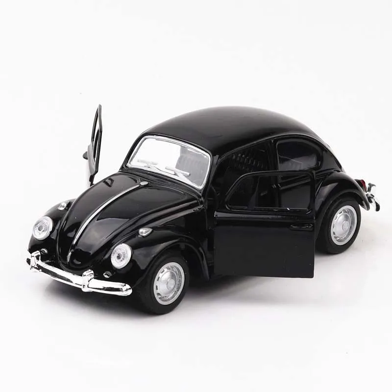 1:36 сплав VW Beetle классические старые автомобили игрушка оттяните назад литья под