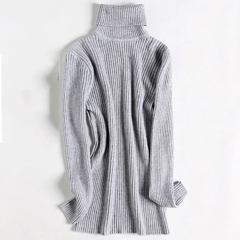 Sweater Turtleneck Winter Autumn Knitted Pullover Women Jumper Female Thick For Lady | Женская одежда