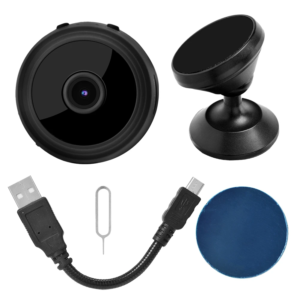 Горячая HD 1080P Мини Wifi ночного видения инфракрасная микро камера беспроводная веб