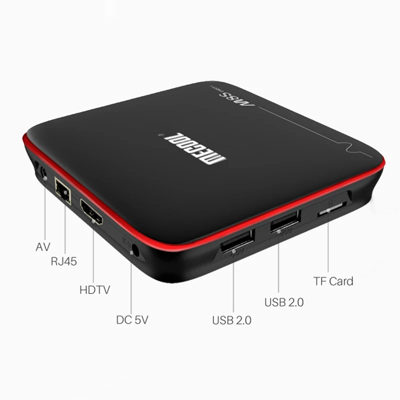 OPQ-MECOOL M8S PRO W Android 7 1 ТВ-приставка Amlogic S905W 64 бит четырехъядерный 2 ГБ DDR3 16 Гб 4 WiFi 4K UHD и