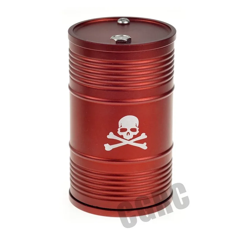 Металлический масляный барабан бак пепельница украшение для 1/10 RC Гусеничный