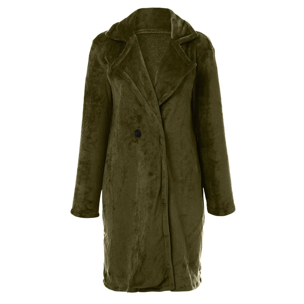 Try Everything Green Trench Coat For Women Brown Long Female Winter 2019 Outwear Women's Clothes | Женская одежда