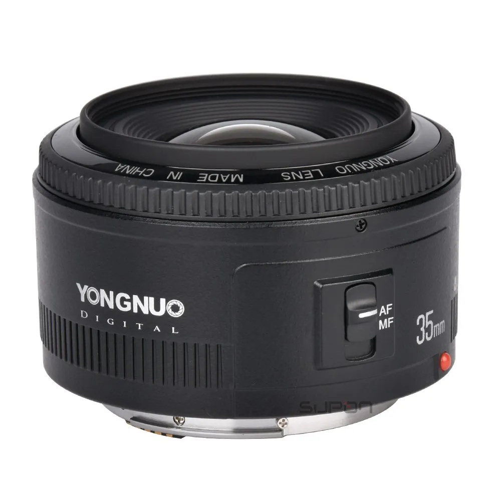 Объектив YONGNUO YN 35 мм F2.0 широкоугольный объектив с большой апертурой и