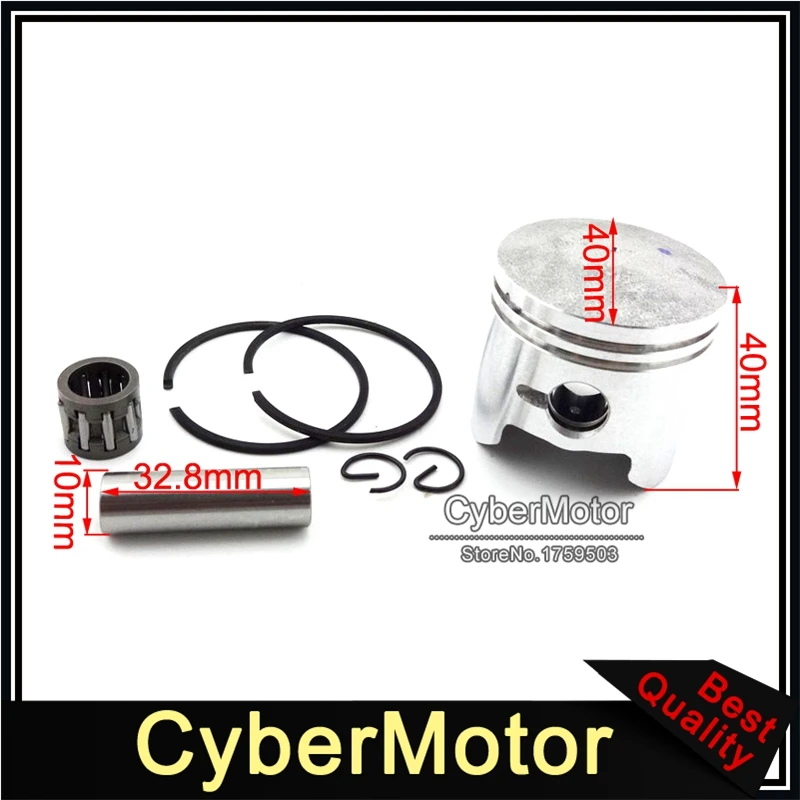 40 мм поршень 10 Pin Kit для 2 тактного двигателя 47cc китайский минимото карманный мини