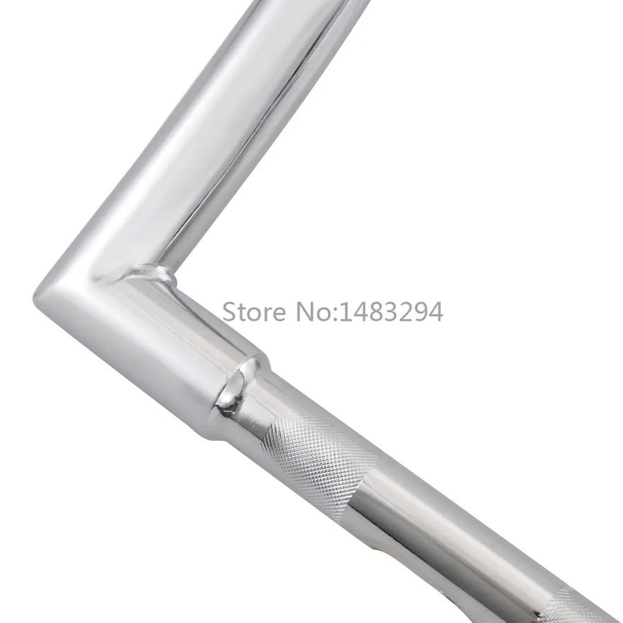 Motoecycle Custom Breezer Style Chrome Handlebar Thicken For Harley FLST FXST Sportster XL Models Any Application | Автомобили и