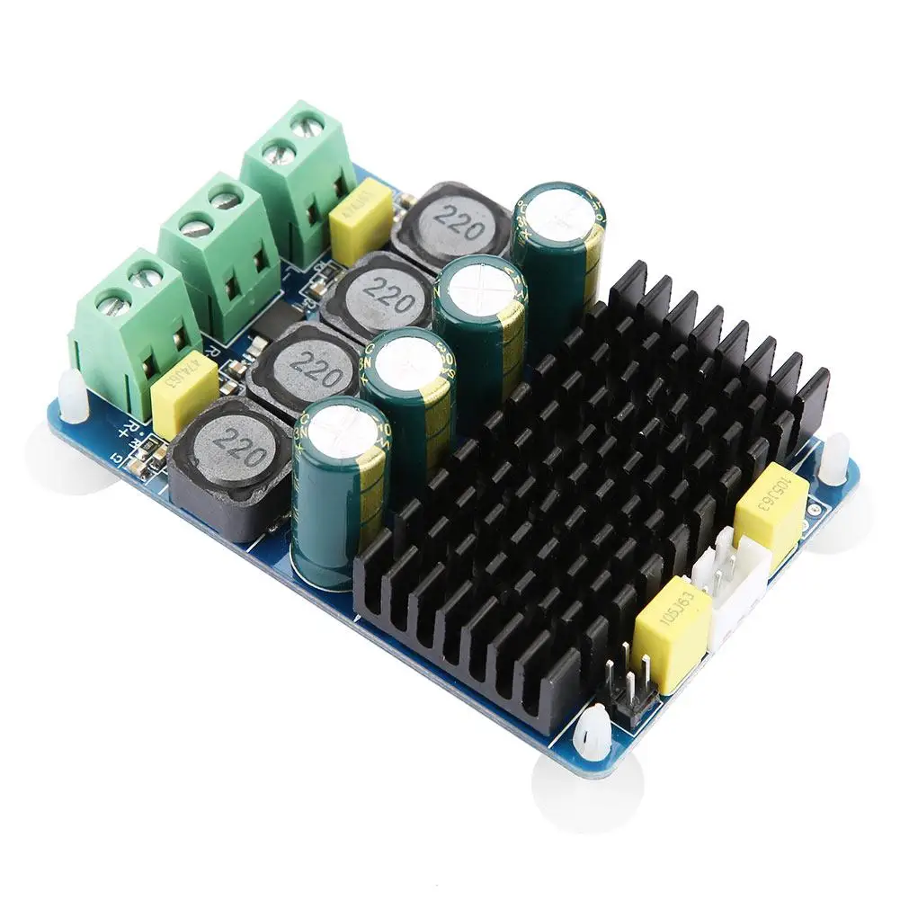 Цифровой стерео усилитель мощности TDA7498 2x100 Вт двухканальный 8-32VDC HF20 2019 новый