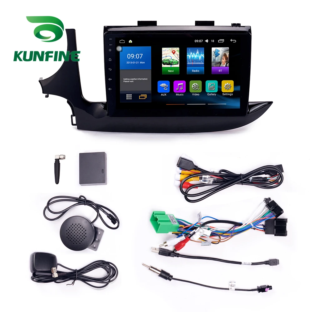 Восьмиядерный 1024*600 Android 8 1 автомобильный DVD GPS навигационный плеер Deckless стерео для