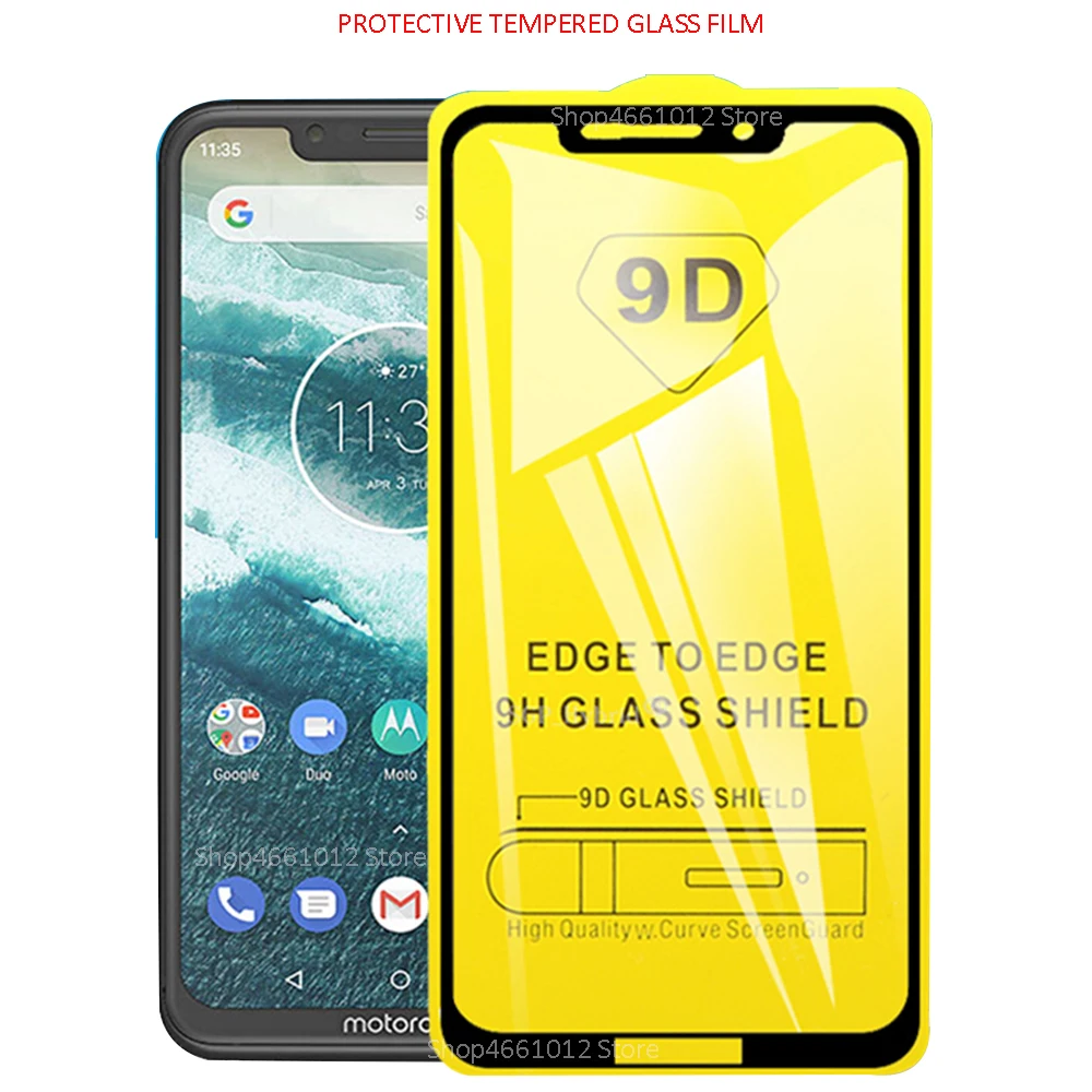 Защитная пленка 9D для Moto One P30 Play полноэкранная Power P 30 Note закаленное