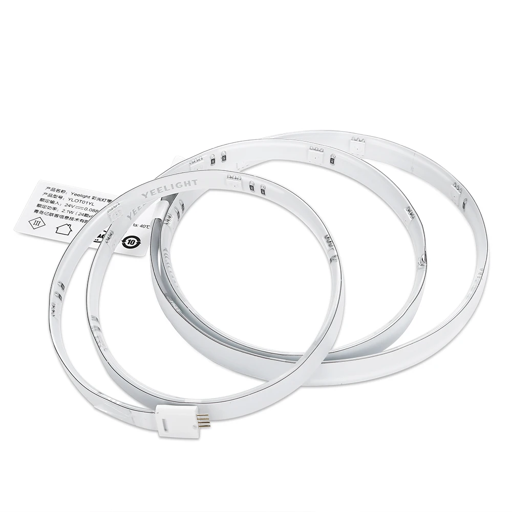 Новый Yeelight YLOT01YL световая полоса Удлиненный кабель 1 м DIY окружающий свет для
