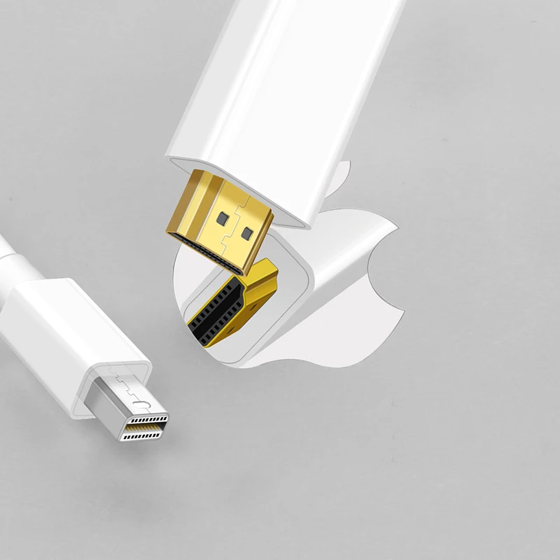 Mini display port to HDMI Cable DP Thunderbolt 4 K адаптер Switch для MackBook Ai| |