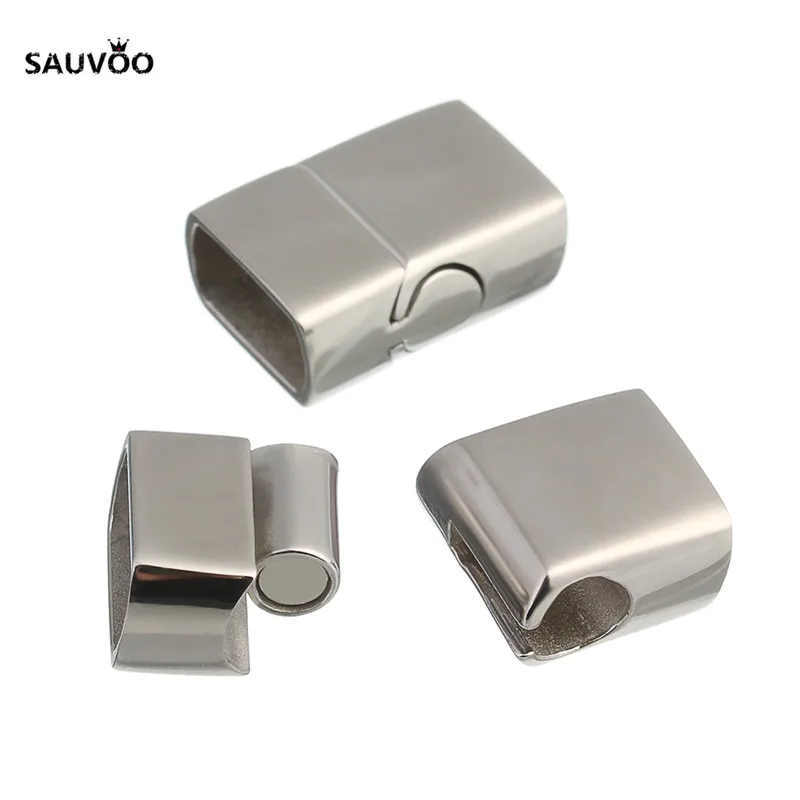 Sauvoo 1 шт. серебристый цвет флейта 11*6 мм Размер 8*5 кожаный шнур соединитель для