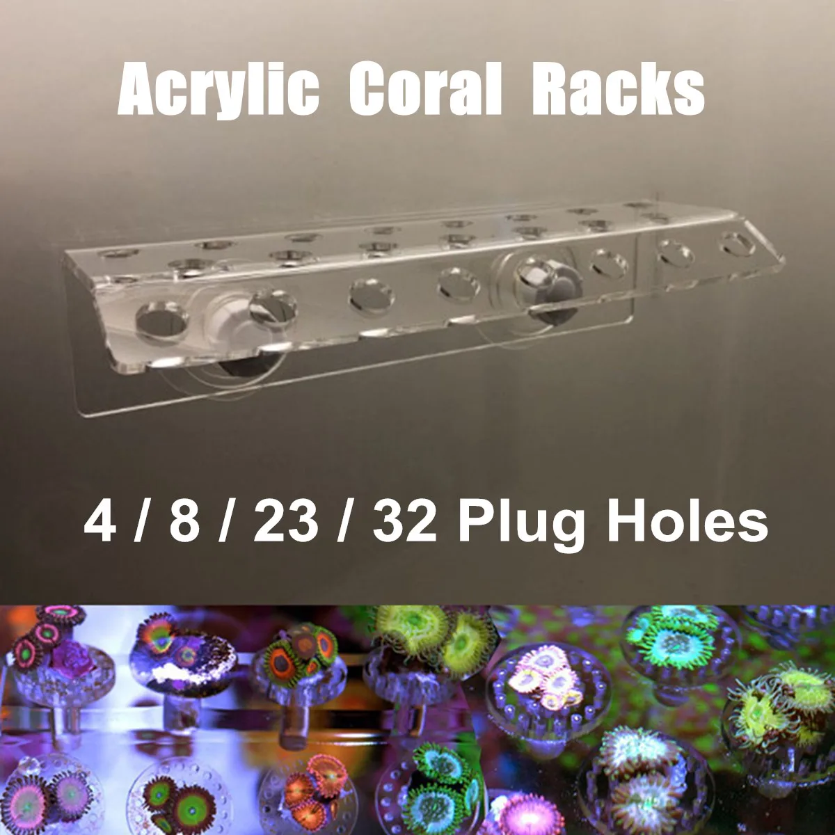 Акриловый аквариум для морских источников кораллового цвета держатель