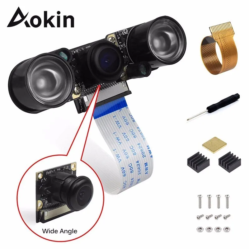 Для камеры Raspberry Pi Fisheye широкоугольный/инфракрасное ночное видение/ИК фильтр для 5