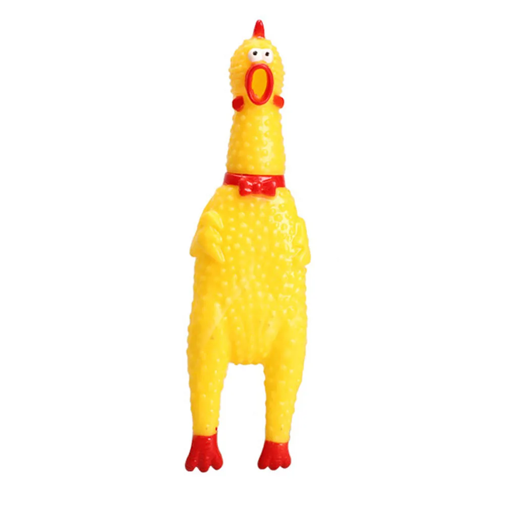 Screaming Chicken Squeeze Sound Toy Shrilling Decompression Tool Funny Gadgets 38cm 30cm 16cm | Игрушки и хобби