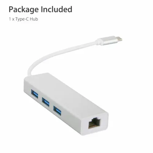 USB 3 1 Type C к RJ45 Ethernet LAN адаптер с портами 0 концентратор для MacBook|Адаптеры Type-C| |