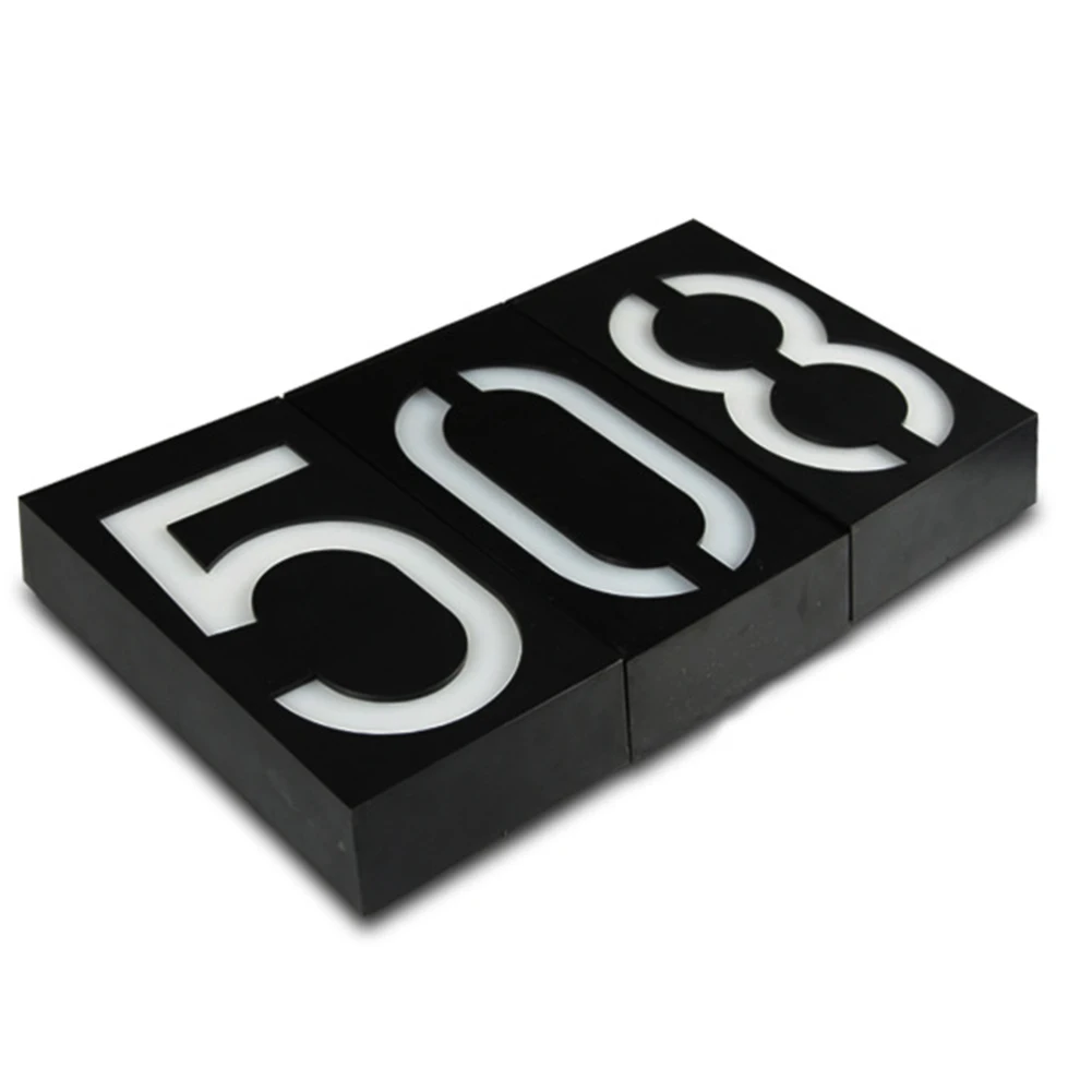 6 светодиодных лампочек на солнечных батареях домашний адрес номер уличный