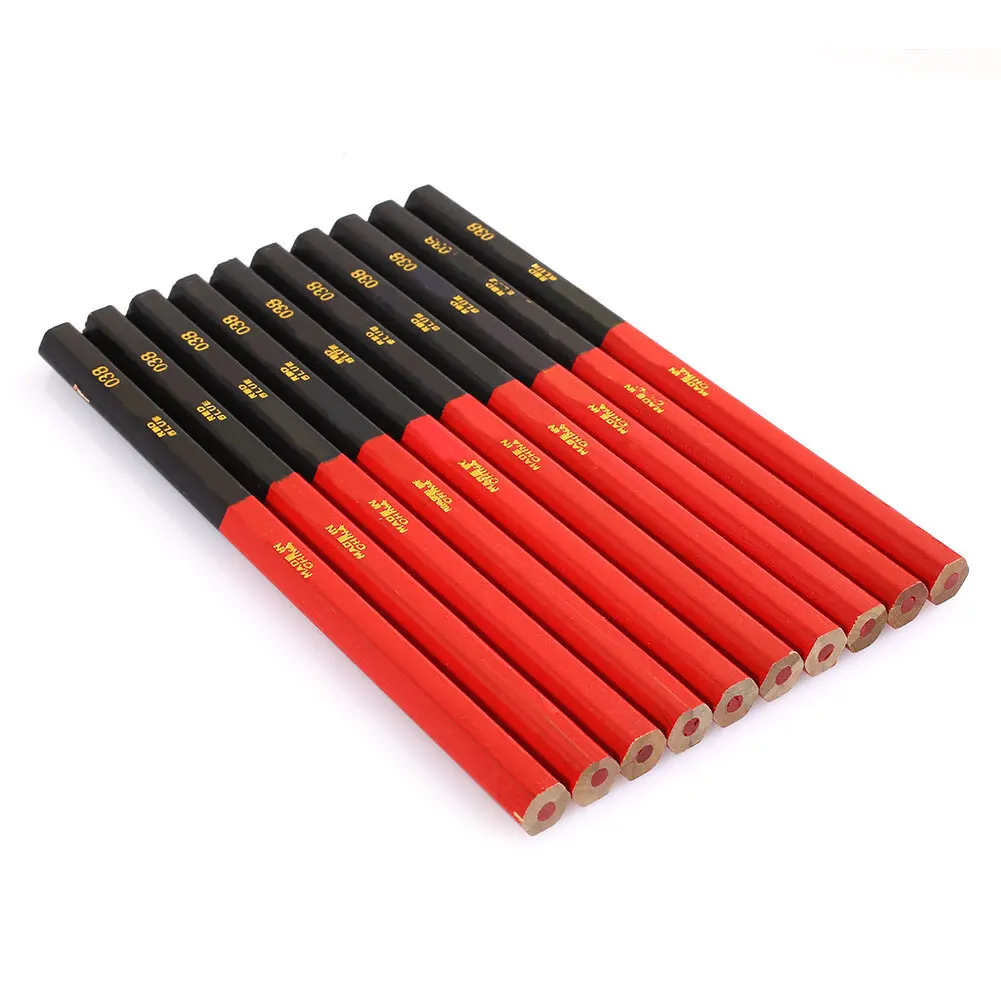 Плотницкие Карандаши Канцелярские принадлежности красный и черный