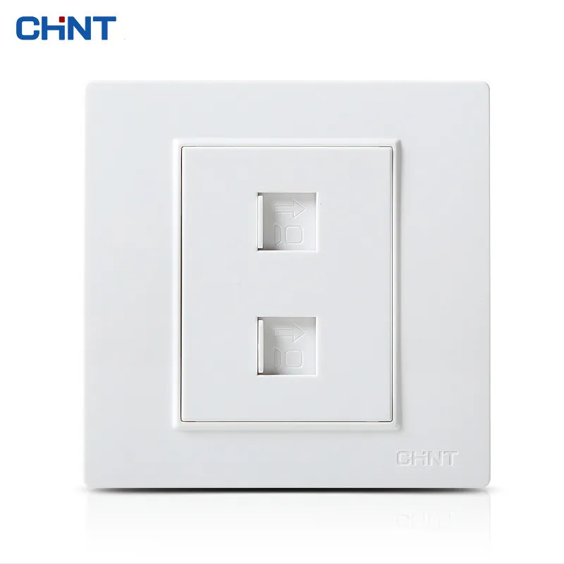 CHINT NEW7L Трехцветная стальная пластина переключатель розетка панель безопасности