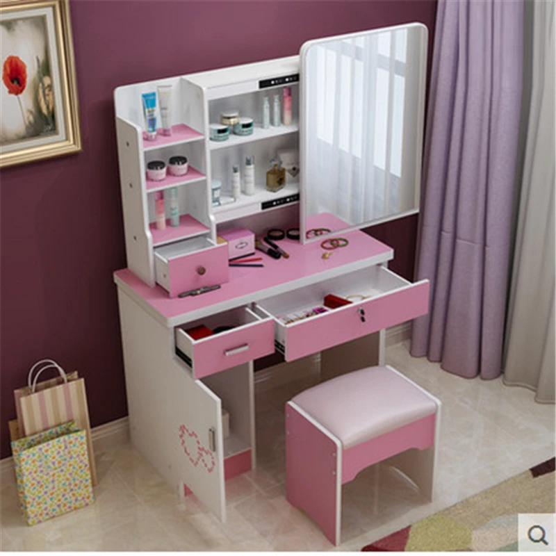 Да Letto Chambre Coiffeuse Avec Miroir Mdf Mueble Dormitorio Dresser Tocador De Maquillaje деревянный стол кварто