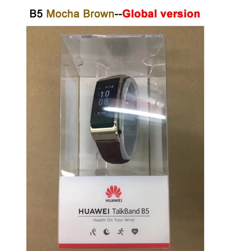 Смарт браслет Huawei TalkBand B5 глобальная версия носимые Спортивные Bluetooth браслеты
