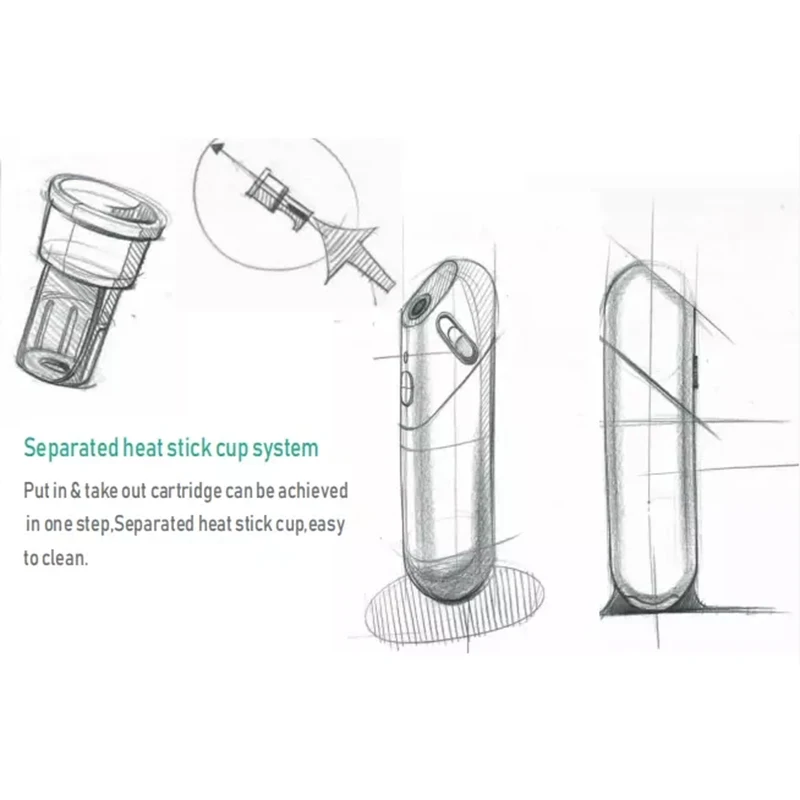 Hnb тепло не горит регулируемая температура для электронной сигареты Vape ручка