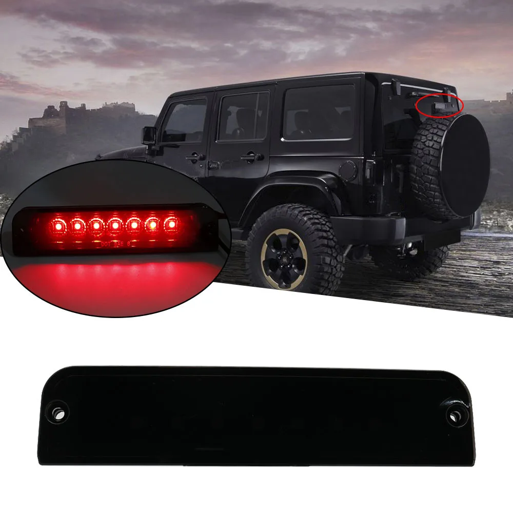 Третий тормозной задний светильник высокий стоп для 97 06 Jeep Wrangler TJ красный