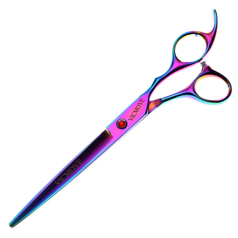 7&quot Stainless Steel Pet Scissors Dogs Gromming Shears Barber Sharp Edge Animals Cat Hair Cutting Tools Kit 6 colors available |