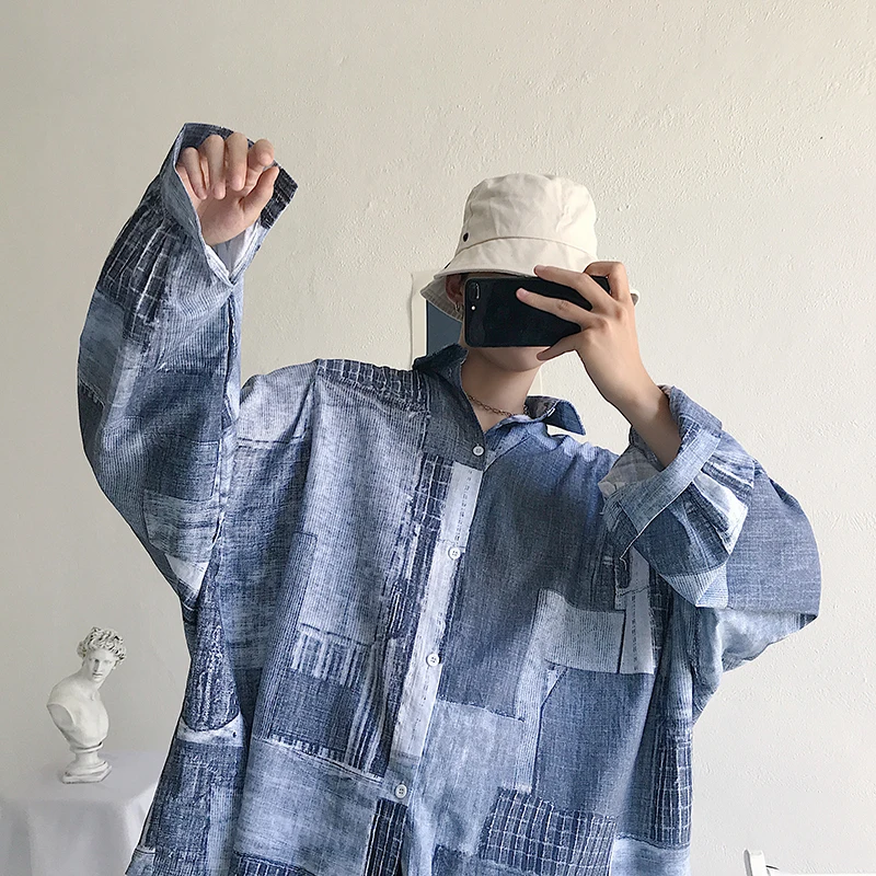 2019 новые весенние Письмо печати Для Мужчин's Цвет соответствующие тенденция