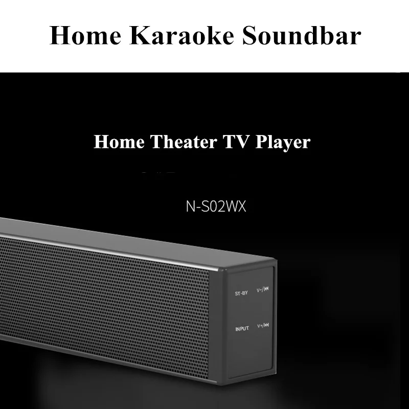 WENGE дистанционный настенный домашний пение Саундбар ТВ караоке Bluetooth динамик с