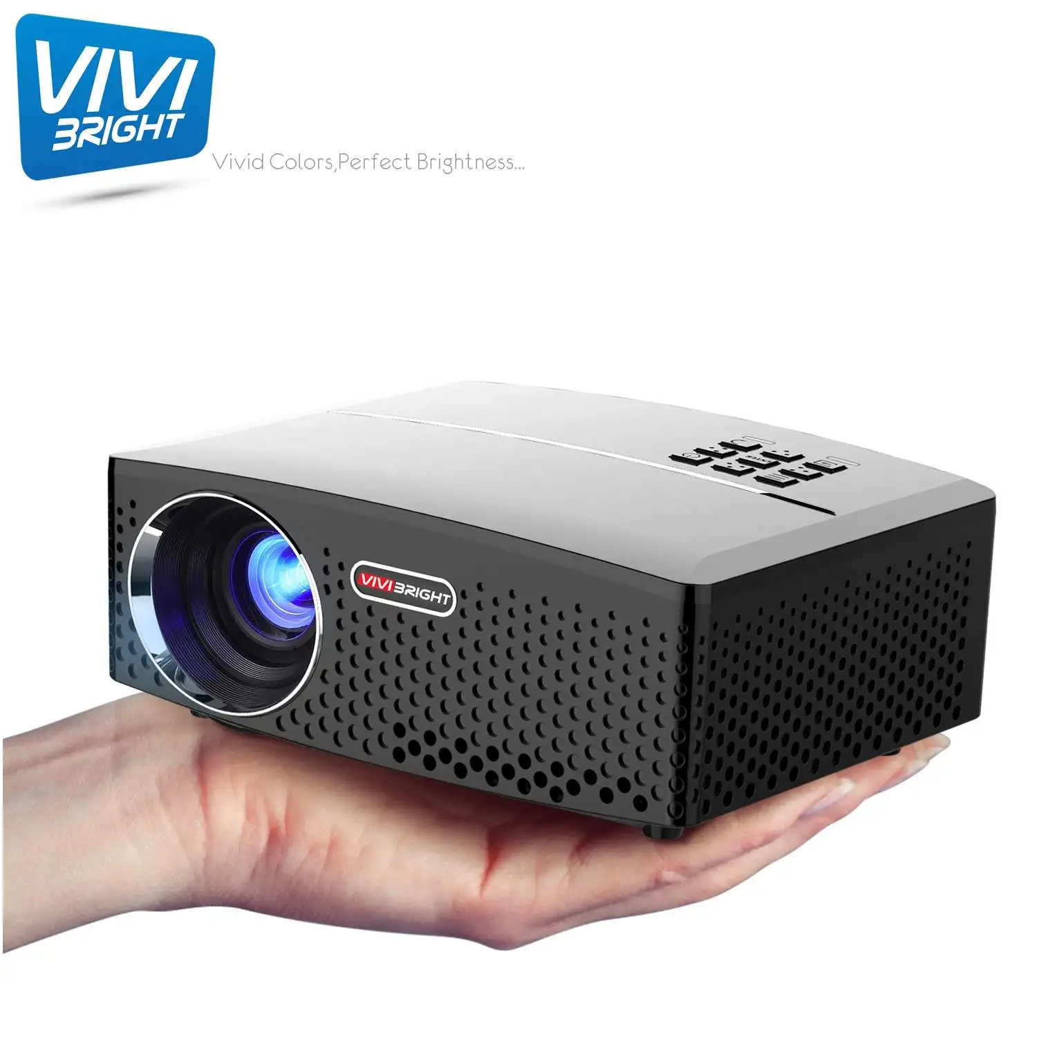 Vivibright GP80 новый проектор 1800Ansi Lumen Full HD 1920x1080P светодиодный ЖК-проектор для