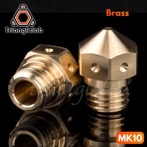 Сопло Trianglelab Swiss MK10 из ПТФЭ для резьбового 3D-принтера Micro Swiss Hotend M7 Wanhao FlashForge Qidi Tech Dremel и т. д.