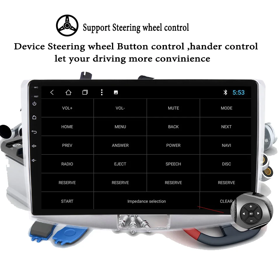 Автомобильный dvd-плеер 10 1 дюймов Android 0 для Volkswagen VW Passat B6 B7 CC Magotan 2011-2015 радио
