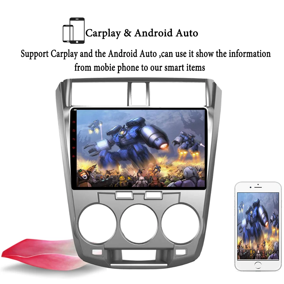 Экран 10 2 дюйма 6 ГБ ОЗУ Android 0 автомобильный DVD плеер система GPS навигации медиа