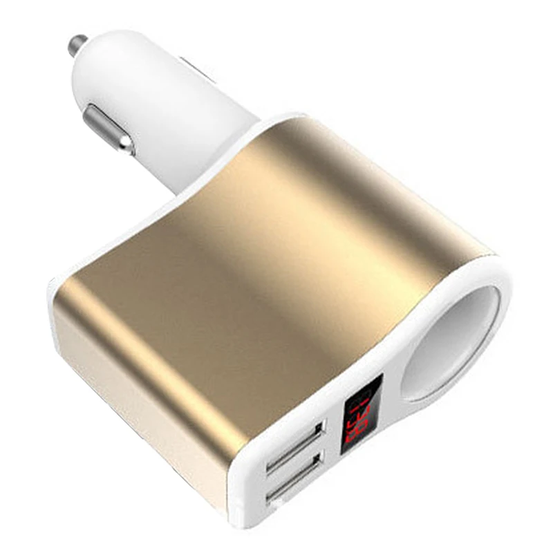 3.1A двойной USB Смарт универсальное автомобильное зарядное устройство цифровой
