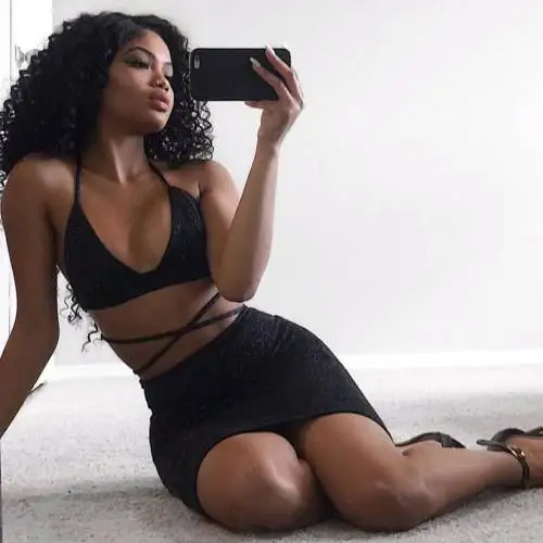 Новая Сексуальная женская летняя повседневная бандажная юбка без рукавов